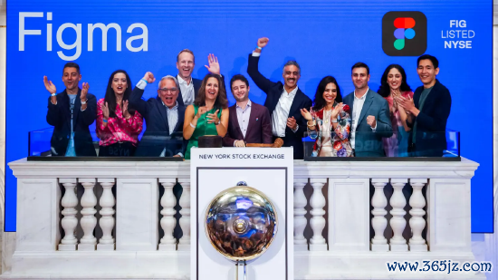 2025 年 7 月 31 日,Figma 在纽约证券来回所庆祝其初次公开募股。
