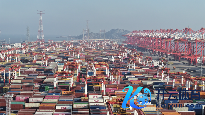 上海港。图片起首：上海港集团